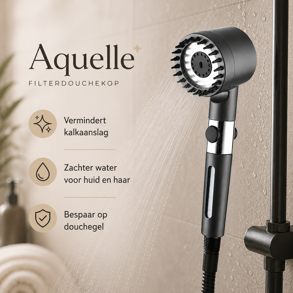 Aquelle Filterdouchekop | Zachter Water Voor Huid en Haar