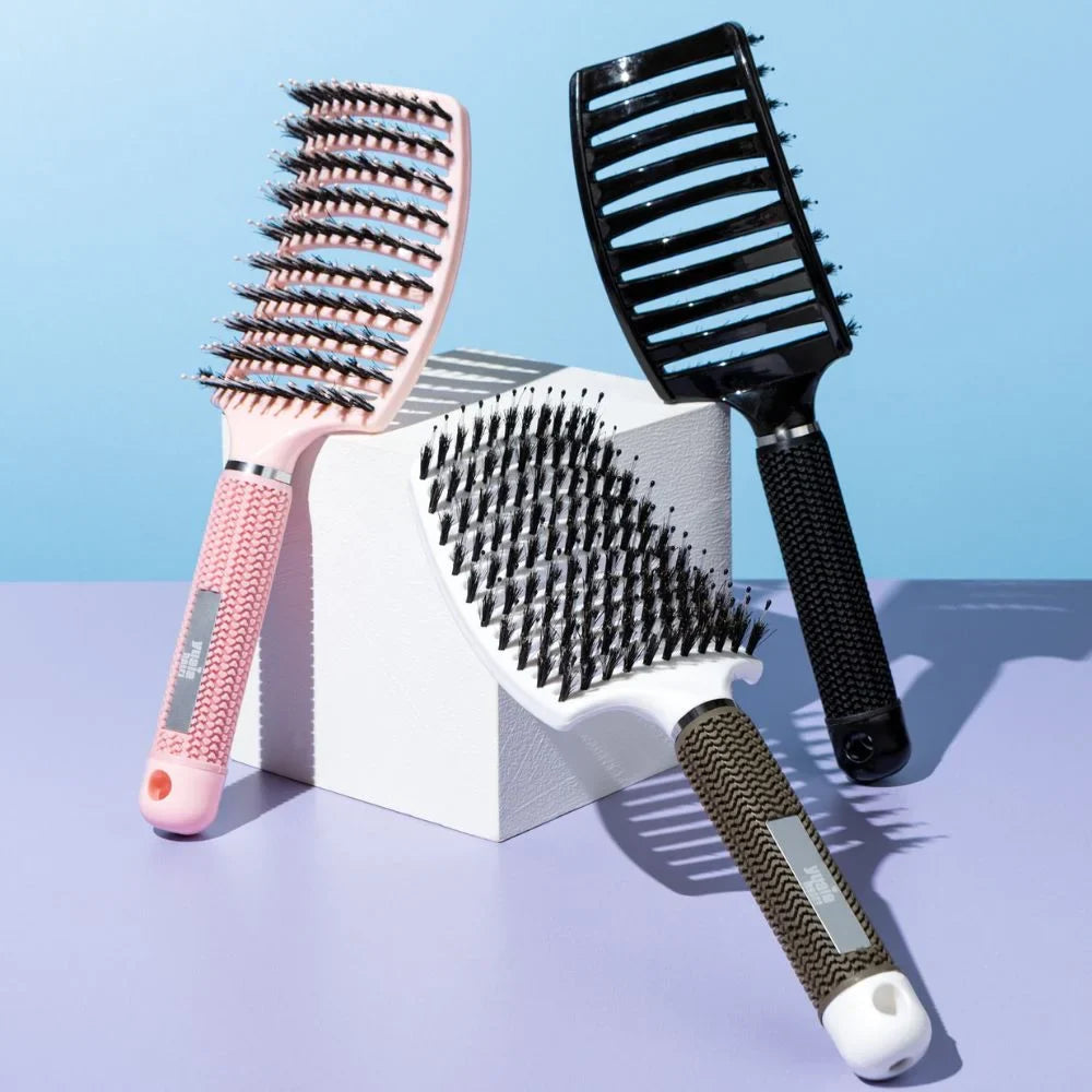 PureGlow Paddle Brush | Ontklittende Haarborstel met Natuurlijke Glans