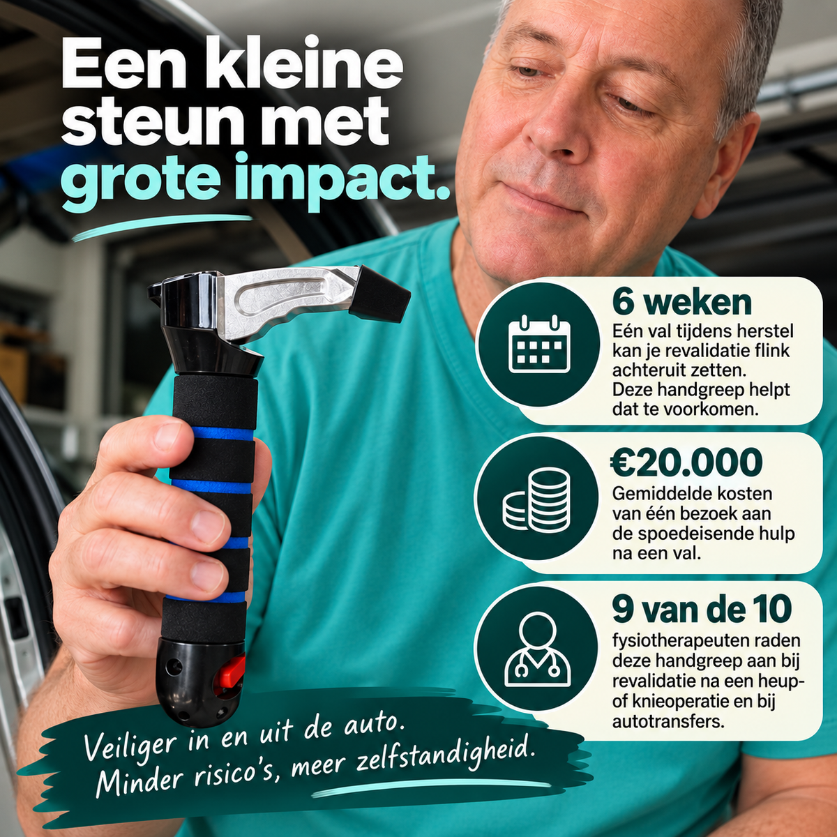 Opstéa Uitstaphulp voor de auto