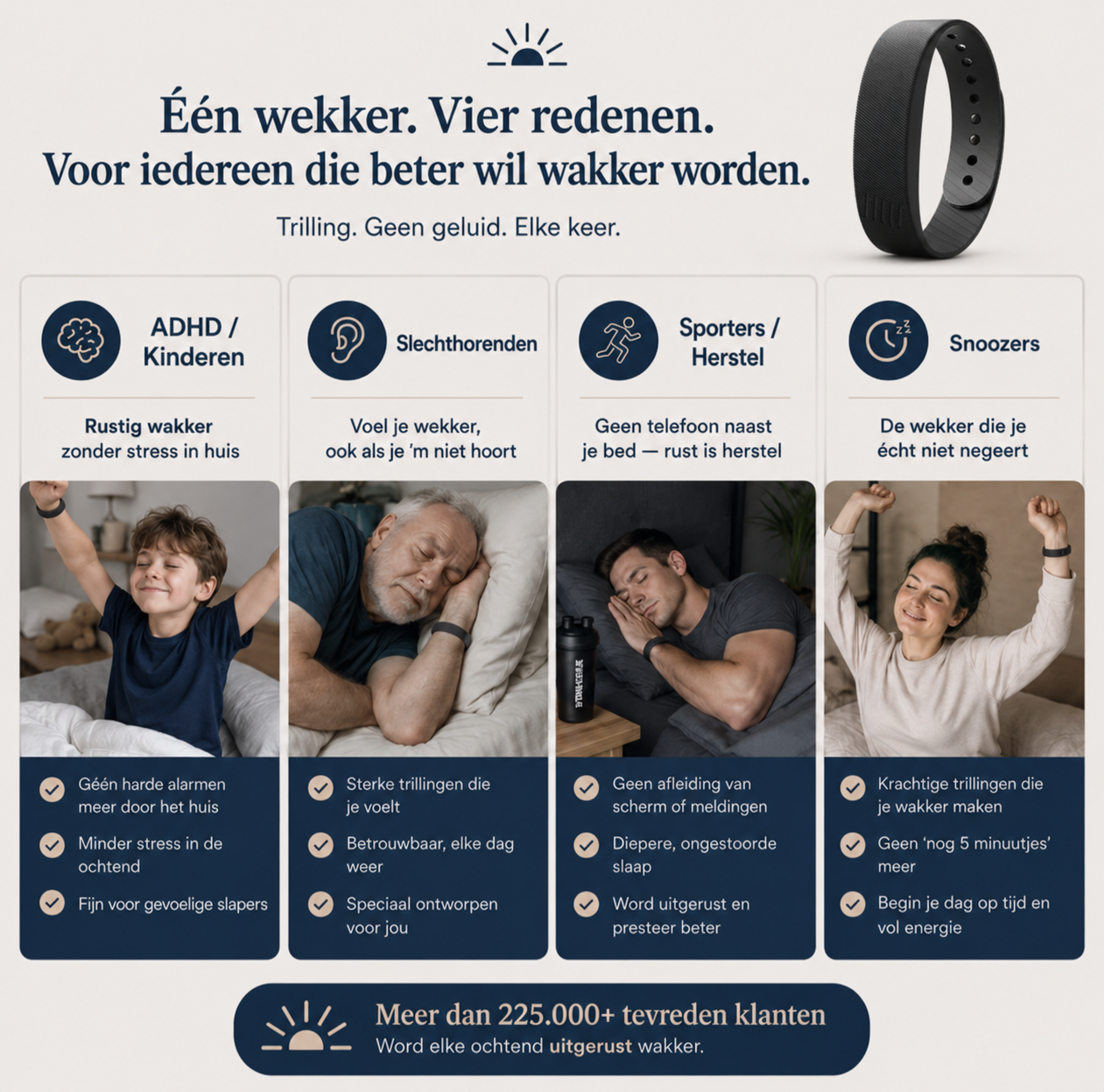 Wakea — de stille wekker die alleen jóu wakker maakt