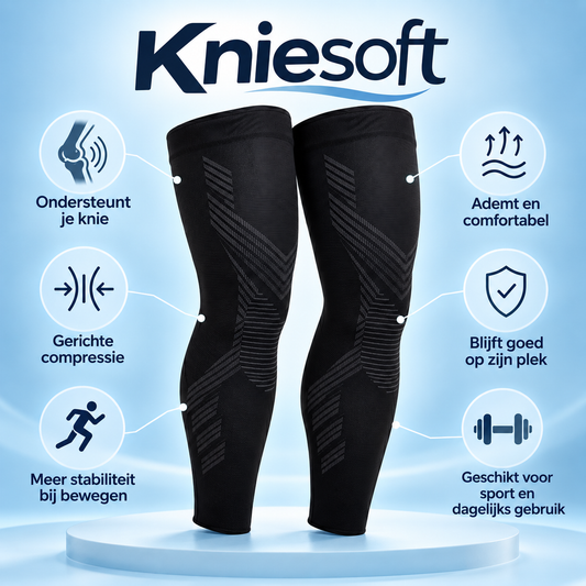 Kniesoft Compressiekousen Volledig Been | Set van 2