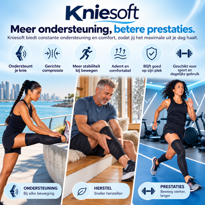 Kniesoft Compressiekousen Volledig Been | Set van 2