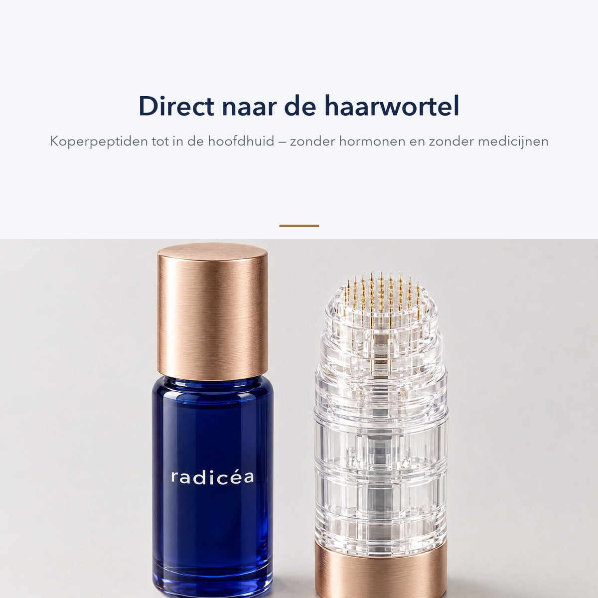 Radicéa koperpeptide serum en micro-infusie applicator