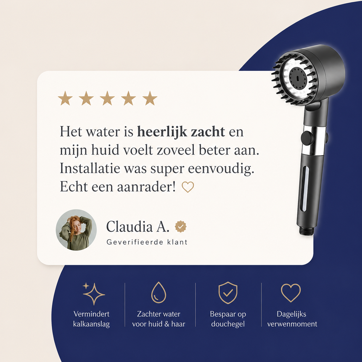 Aquelle Filterdouchekop | Zachter Water Voor Huid en Haar