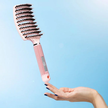 PureGlow Paddle Brush | Ontklittende Haarborstel met Natuurlijke Glans