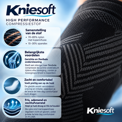 Kniesoft Compressiekousen Volledig Been | Set van 2