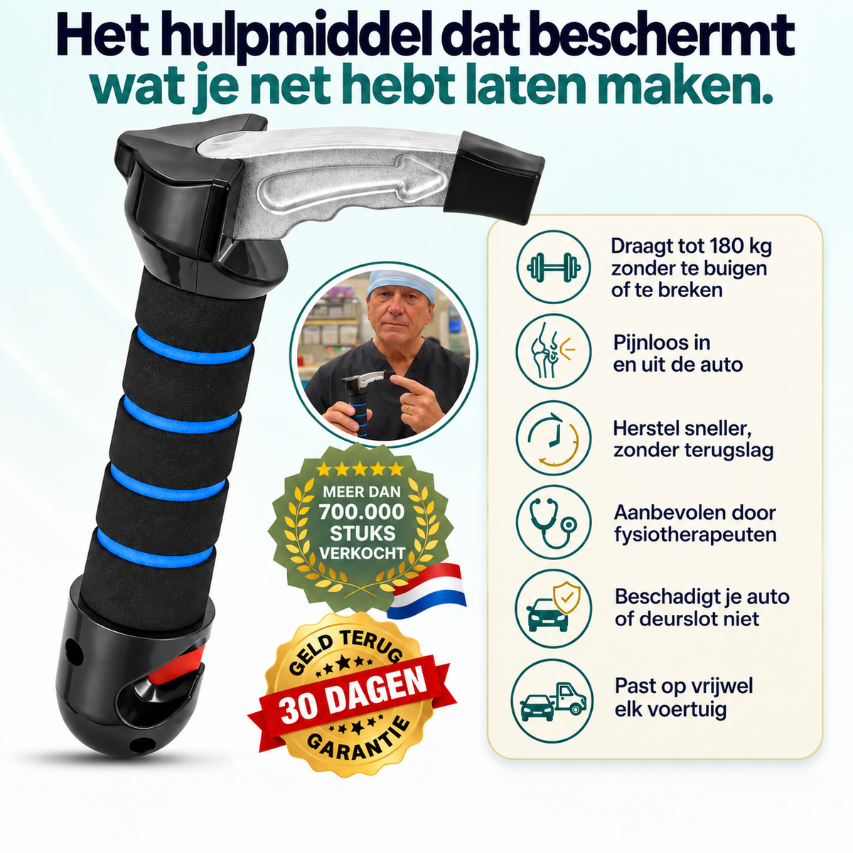 Opstéa Uitstaphulp voor de auto