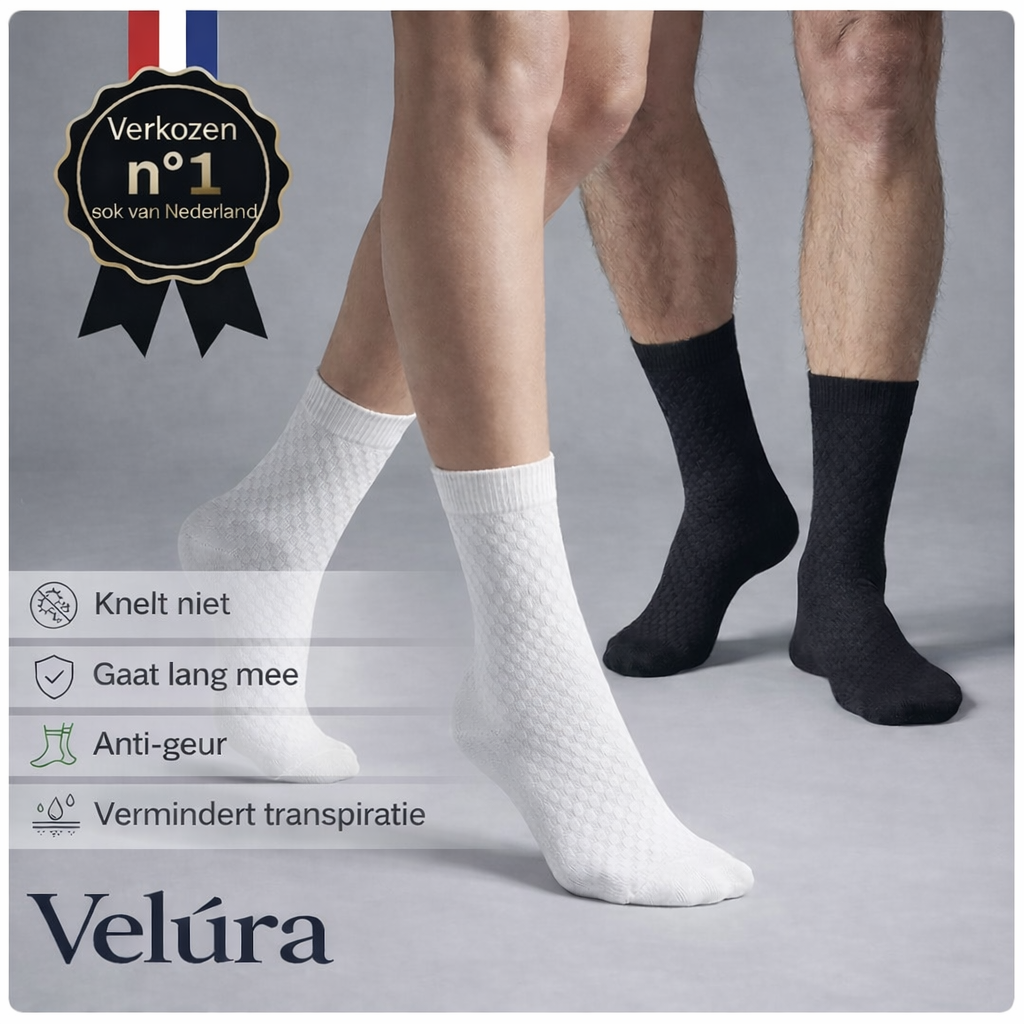 VELÚRA mid-hoge bamboe sokken van premium kwaliteit