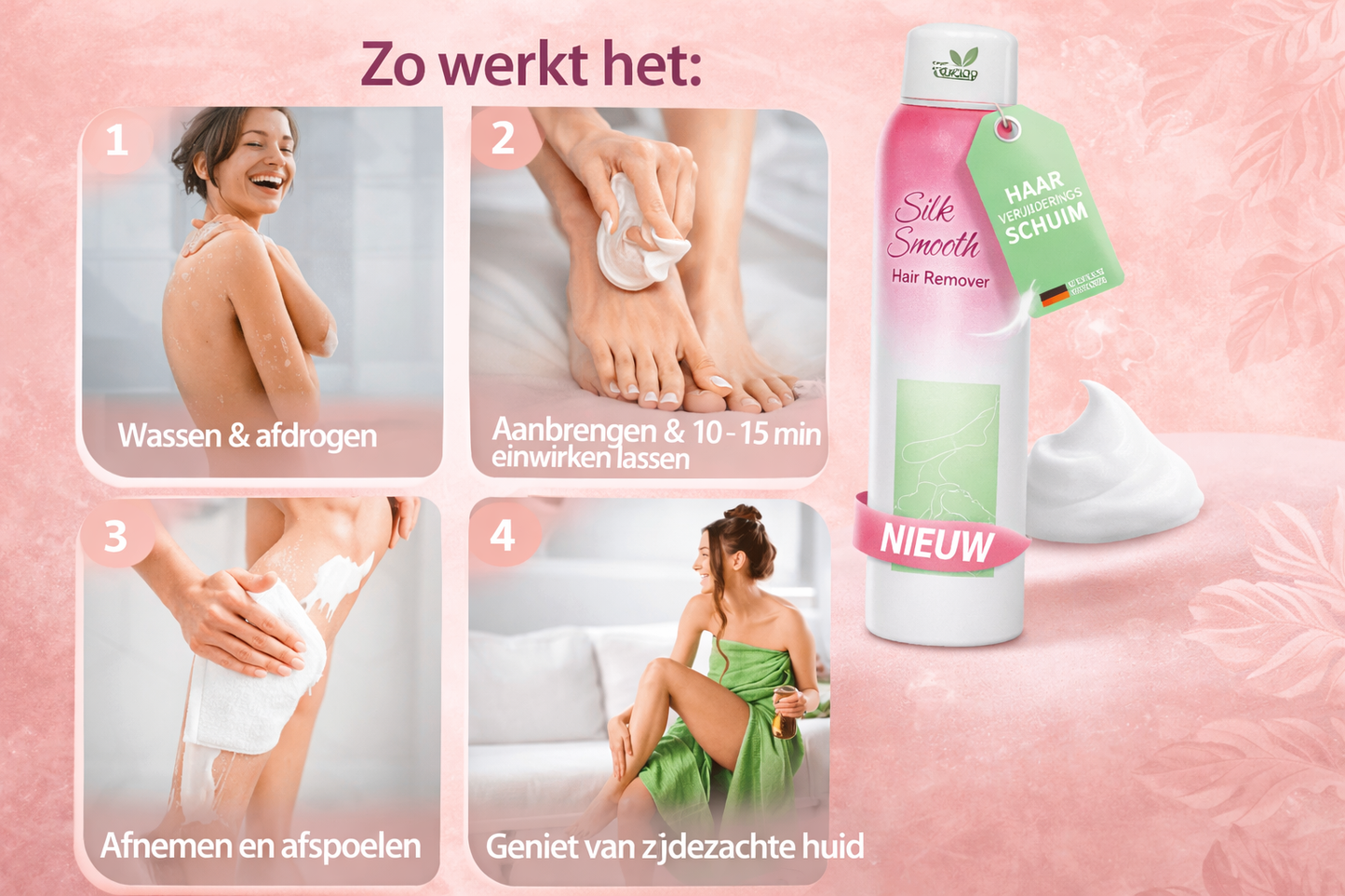 Silk Smooth Hair Remover - Zijdezachte huid in 10 minuten