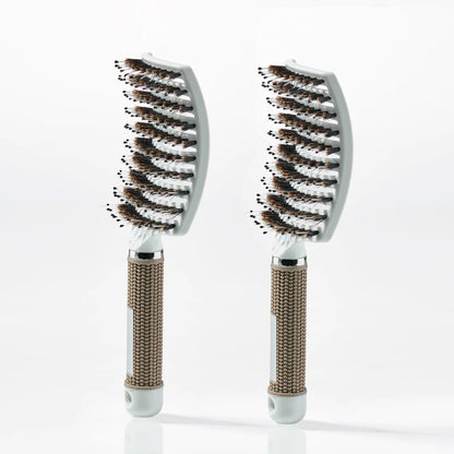 PureGlow Paddle Brush | Ontklittende Haarborstel met Natuurlijke Glans