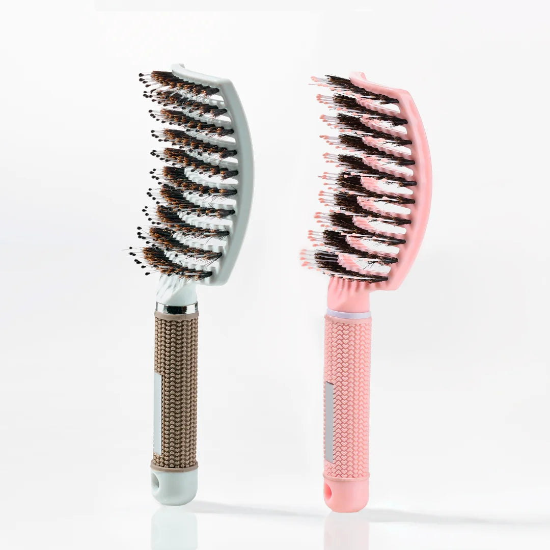 PureGlow Paddle Brush | Ontklittende Haarborstel met Natuurlijke Glans