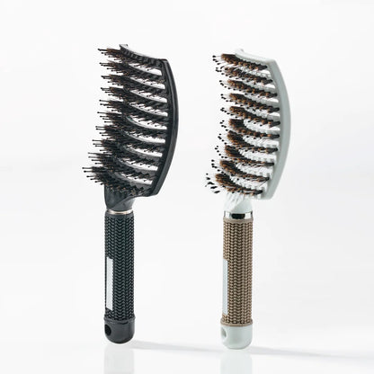 PureGlow Paddle Brush | Ontklittende Haarborstel met Natuurlijke Glans