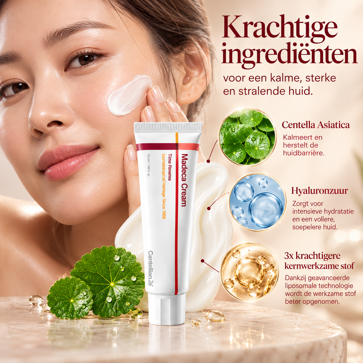 Madeca Cream Time Reverse — Koreaanse Centella Crème 50 ml