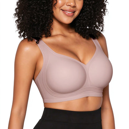 Curvéa in dusty rose, gedragen