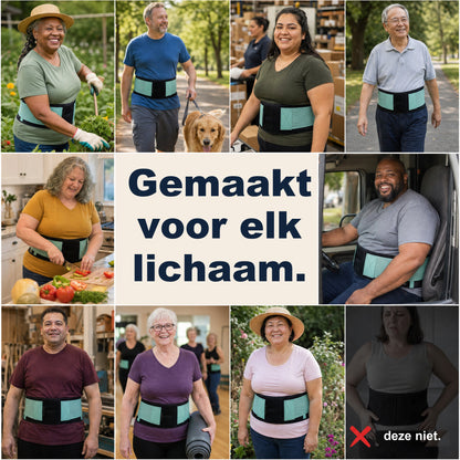 Gemaakt voor elk lichaam, gedragen bij dagelijkse bezigheden