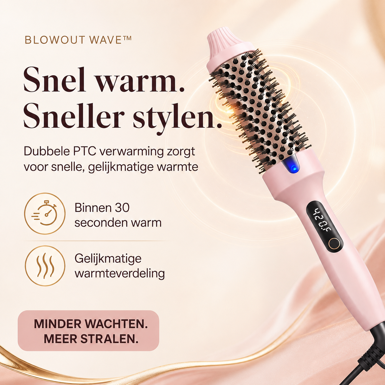 Blowout Wave™ | Salon-Glans In 10 Minuten - Zonder Frizz