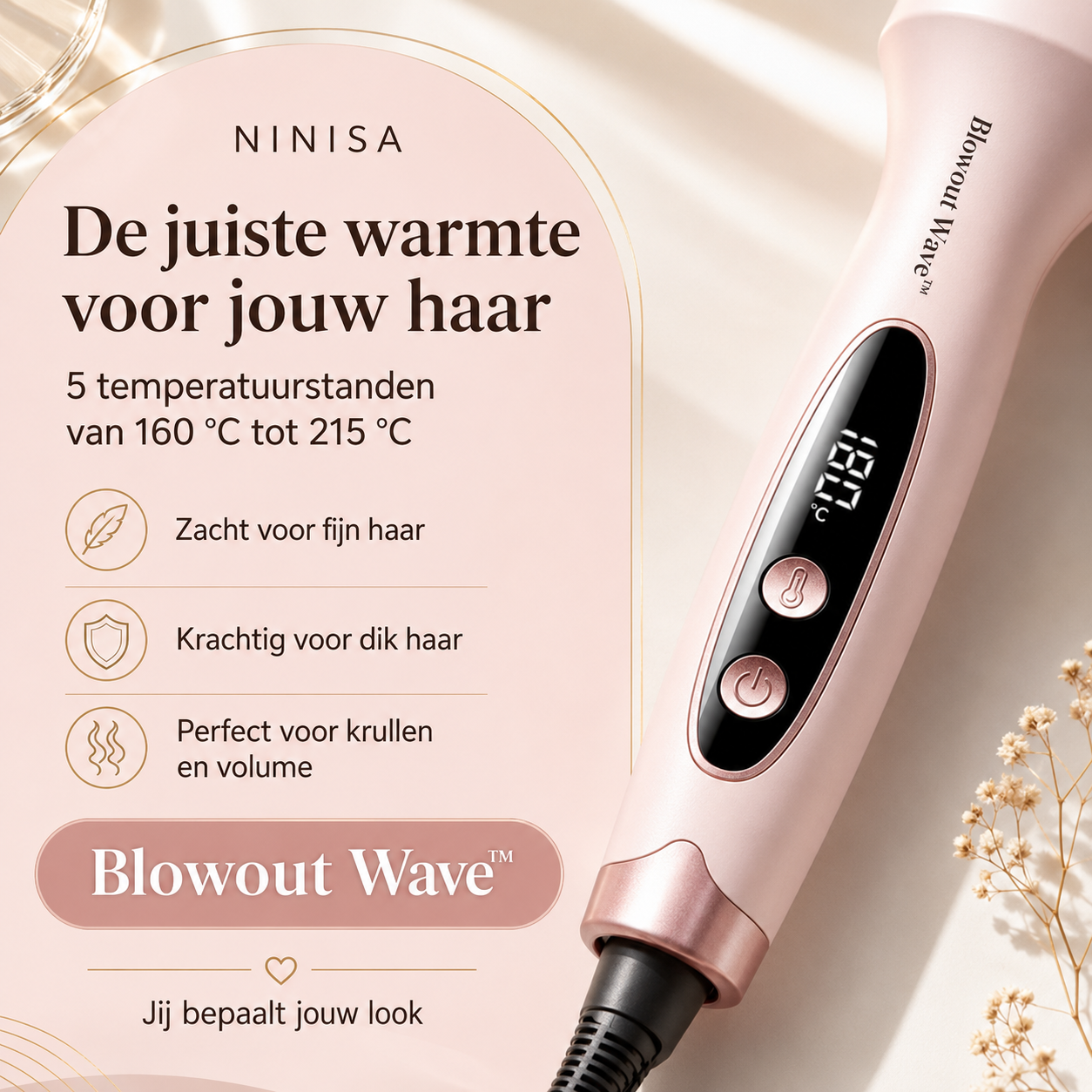 Blowout Wave™ | Salon-Glans In 10 Minuten - Zonder Frizz