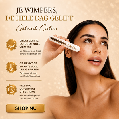 Calini curler Pro | Salonwaardige Lash Lift in 10 Seconden