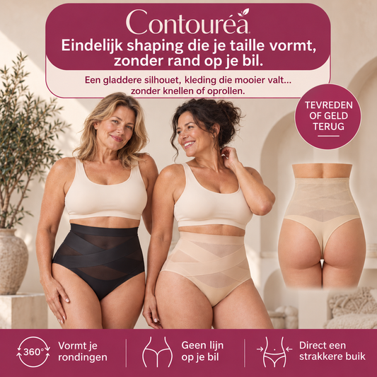 Contouréa Meno String — shaping die je taille vormt, zonder rand op je bil