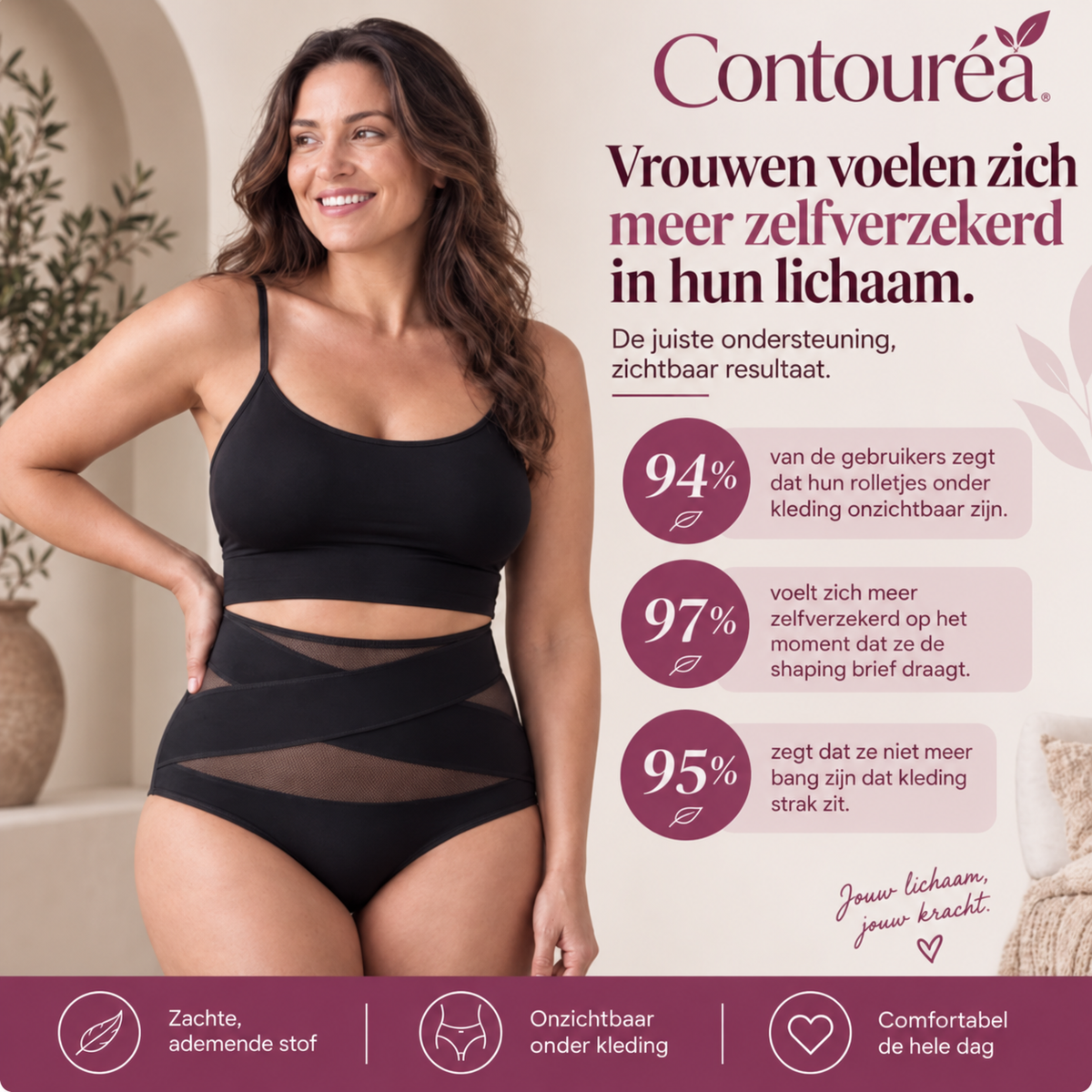 Contouréa Meno Slip — vrouwen voelen zich zelfverzekerder in hun lichaam