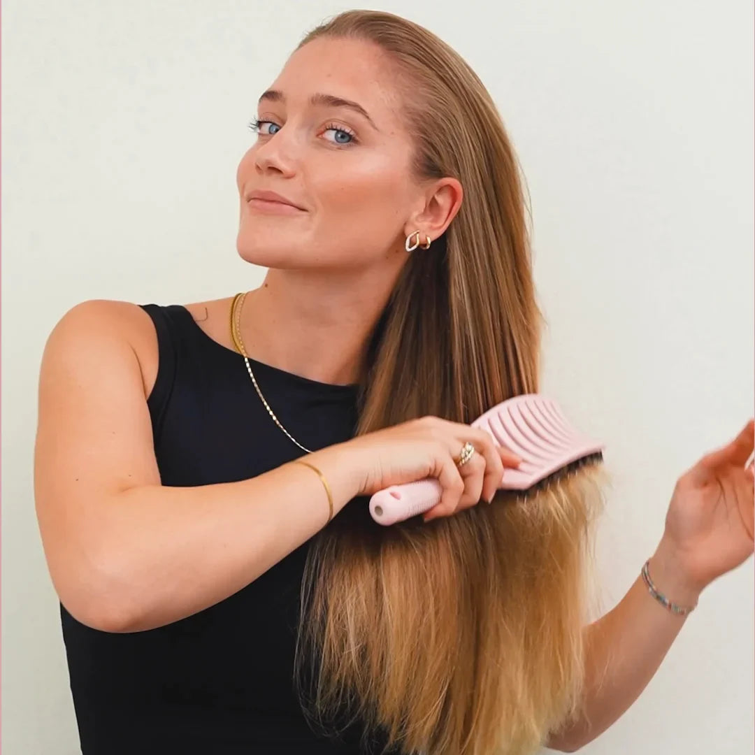 PureGlow Paddle Brush | Ontklittende Haarborstel met Natuurlijke Glans