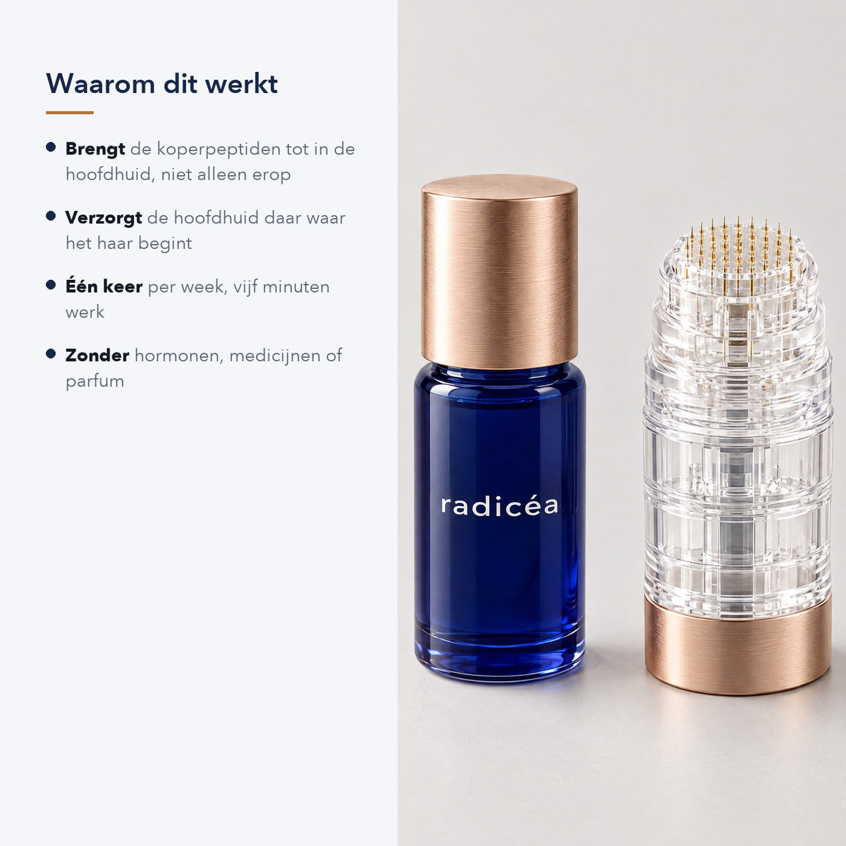Waarom Radicéa werkt: vier punten naast het serum en de applicator