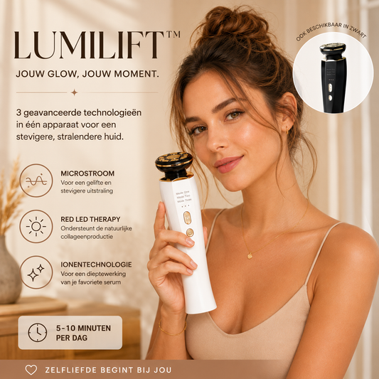 LumiLift Pro™ - De 3-in-1 gezichtslift voor een stevigere, stralendere jongere huid.
