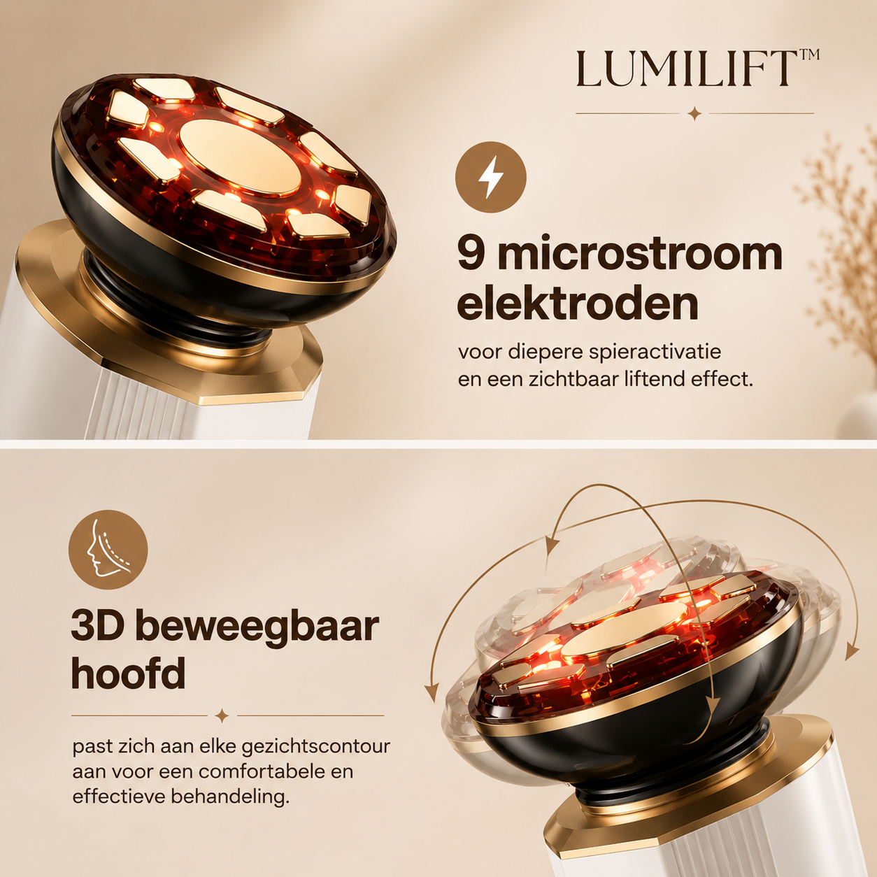 LumiLift Pro™ - De 3-in-1 gezichtslift voor een stevigere, stralendere jongere huid.