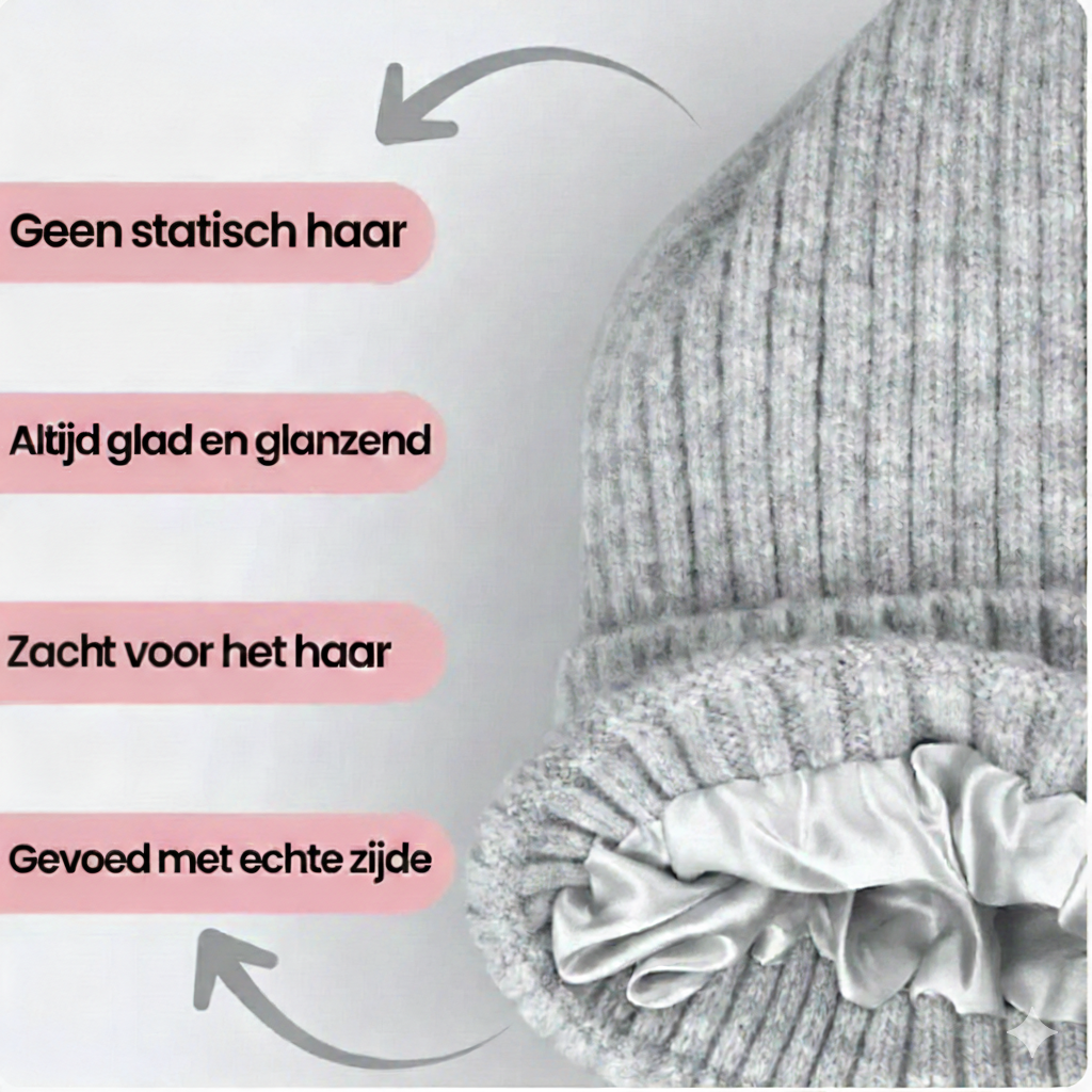 SilkSafe Beanie – omdat pluizig haar verleden tijd is