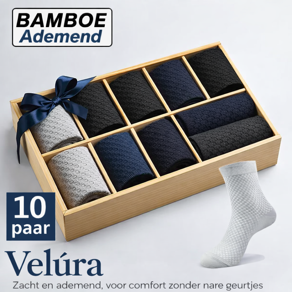 VELÚRA mid-hoge bamboe sokken van premium kwaliteit