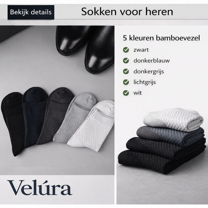 VELÚRA mid-hoge bamboe sokken van premium kwaliteit
