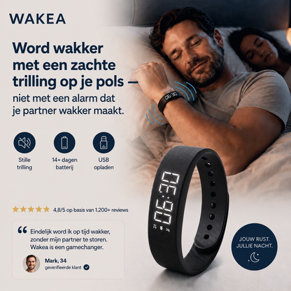 Wakea Pro De stille trilwekker die alleen jou wakker maakt